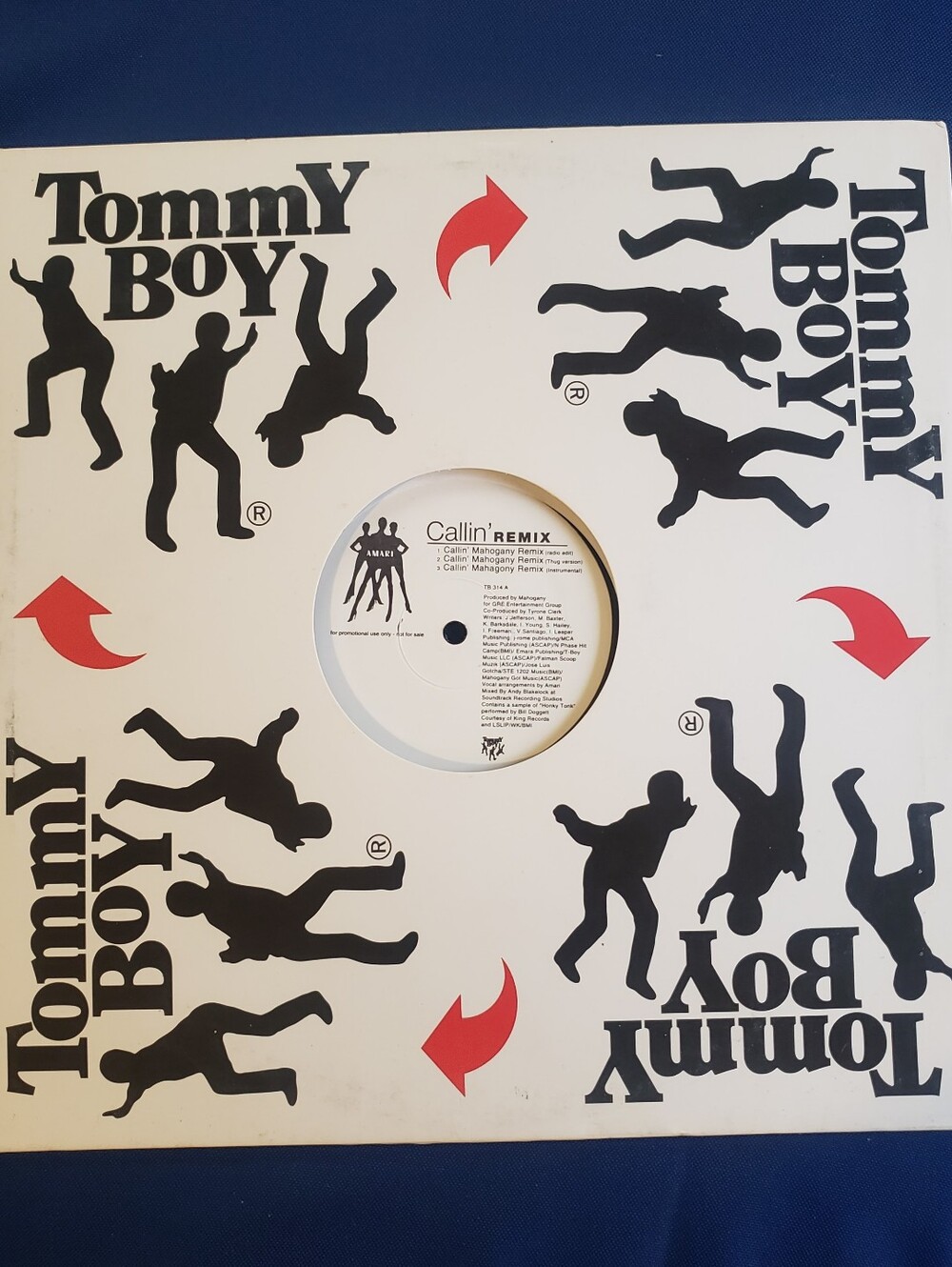 Tommy Boy Record Callin' Remix 12" Vinyl